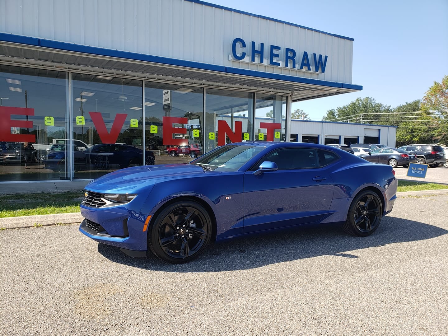 Front of Cheraw Chevrolet- Buick Dealership